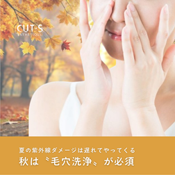 秋は毛穴洗浄が必須！