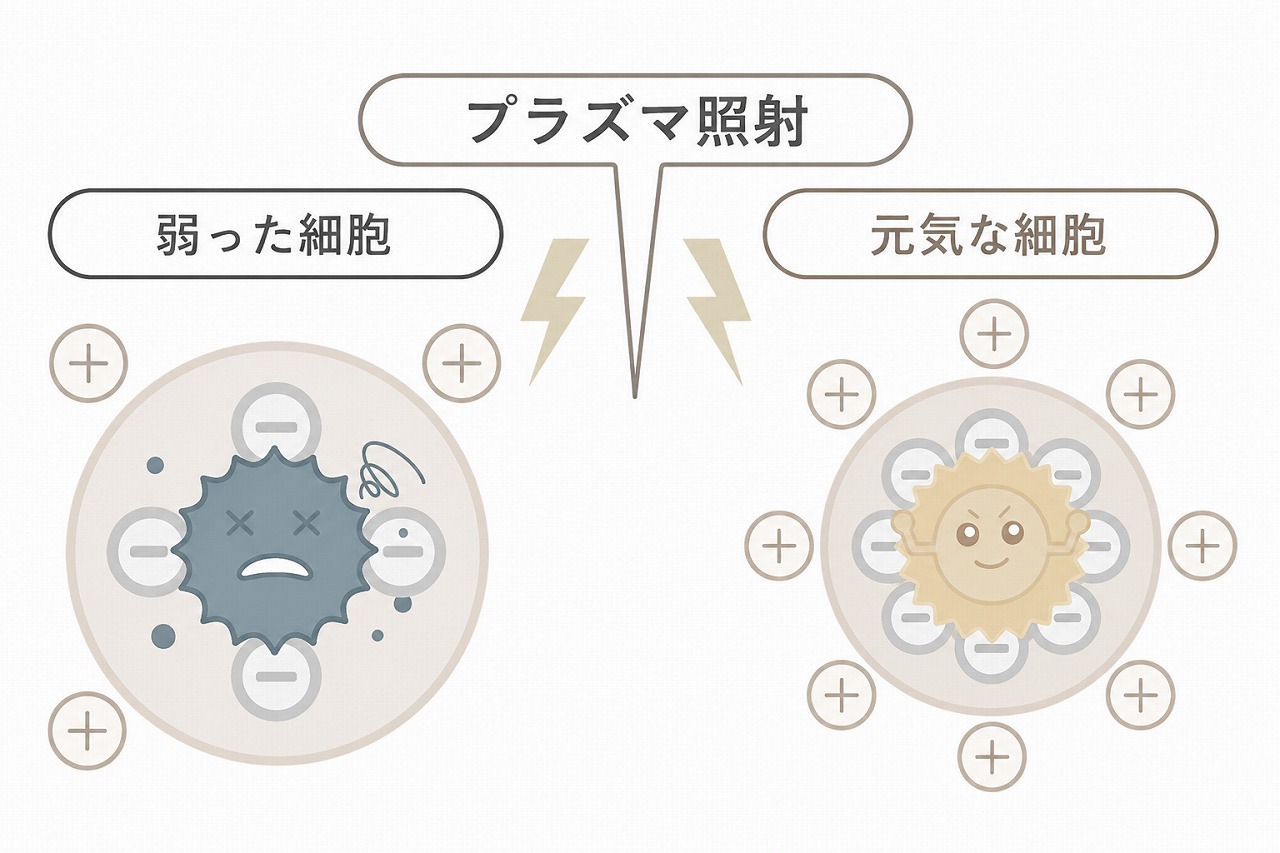 細胞膜電位の正常化